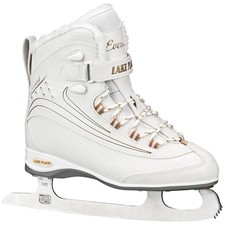 Lake Placid Everest Women's Ice Skates White/Gold 8