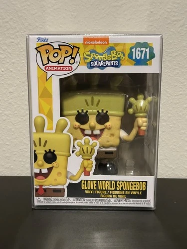 NEW! Animation Funko 1671 Glove World Spongebob!