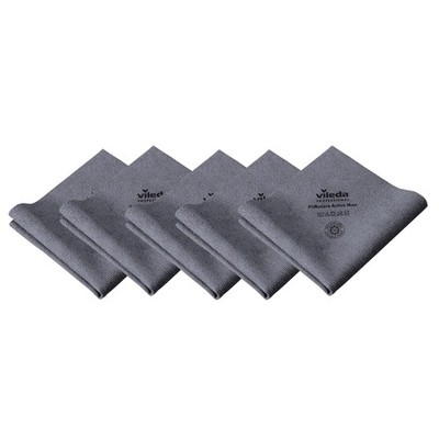 Vileda Professional Purmicro Active Max XL Waschlappen, grau, 50 x 44 cm, grau