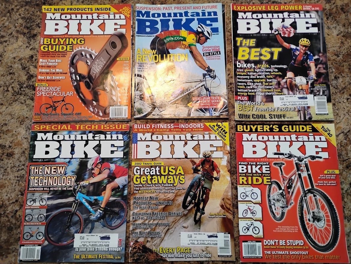 趣味 Mountain Magazine 28,48,40,57,66,76,77 Vintage Lot of (6) Mountain Bike Magazine c.2002 | eBay