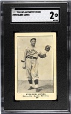 ~FIELDER JONES 1917 E135 Collins-McCarthy #89 SGC 2.0 GOOD~