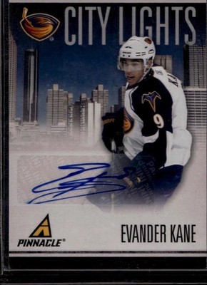 2010-11 Panini Pinnacle #58 Evander Kane City Lights Signatures #/100