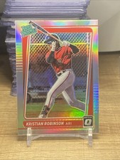 2021 Panini Donruss Optic - Rated Prospects Kristian Robinson #RP8 Holo Prizm...