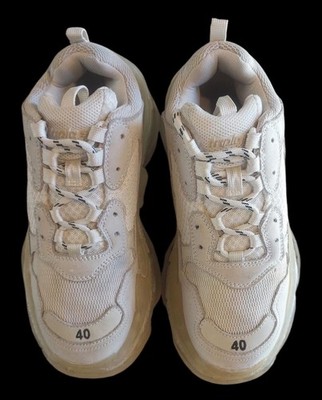 Balenciaga Triple S Clear Sole Sneakers Size 40, US 7 Men, 10 US Women
