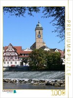 Calvendo Puzzle NüRtingen, Old Town With The Town Church | 1000 Pieces, Finished
