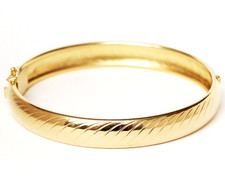 Klassischer Damen Armreif 8 Karat 333 Gold 12,98 g Gelbgold Andreas Daub