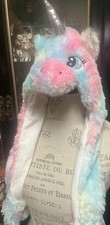 Cute Kids Girls Flying Unicorn Winter Warm Flappy Flip Wings Hat Squeeze Paw