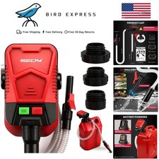 Automatic Fuel Transfer Pump 3.2 GPM with Auto-Stop Sensor Portable Gas Pump
