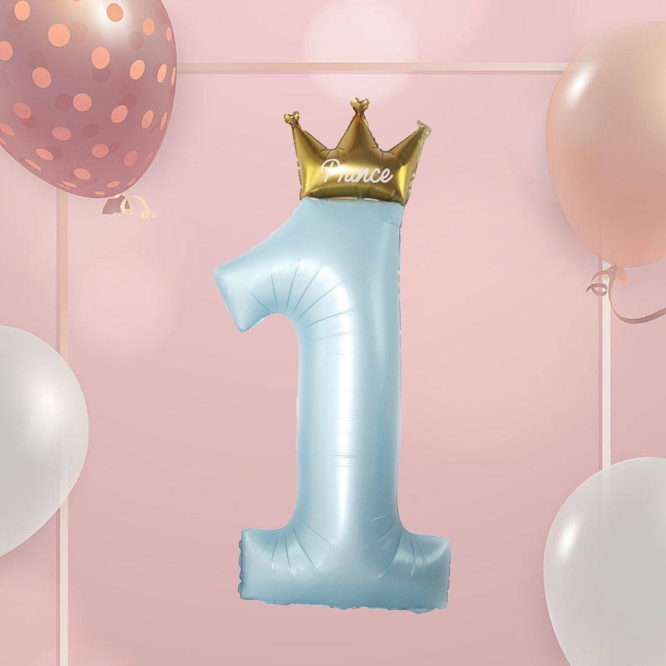 40 Inch Children Balloon Number 1 Increase Atmosphere 1st Birthday 40-inch-children-balloon-number-1-increase-atmosphere-1st-birthday