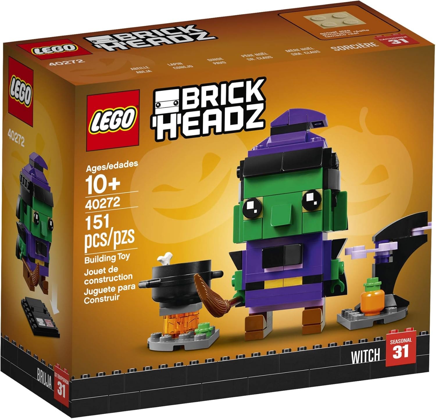 LEGO Brickheadz 40272 Saisonales Set Halloween Hexe / Witch - neu & OVP - Bild 8