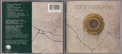 Whitesnake - Whitesnake CD 1987 EARLY DADC PRESS GEFFEN