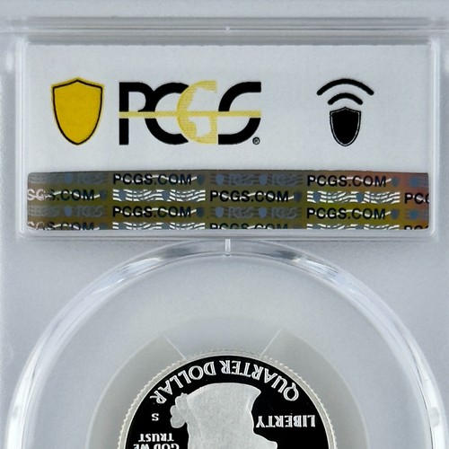 Mount Hood Silver Quarter PR 70 DCAM PCGS 2010 S Best Top Grade NP 25c USA Flag - Picture 5 of 8