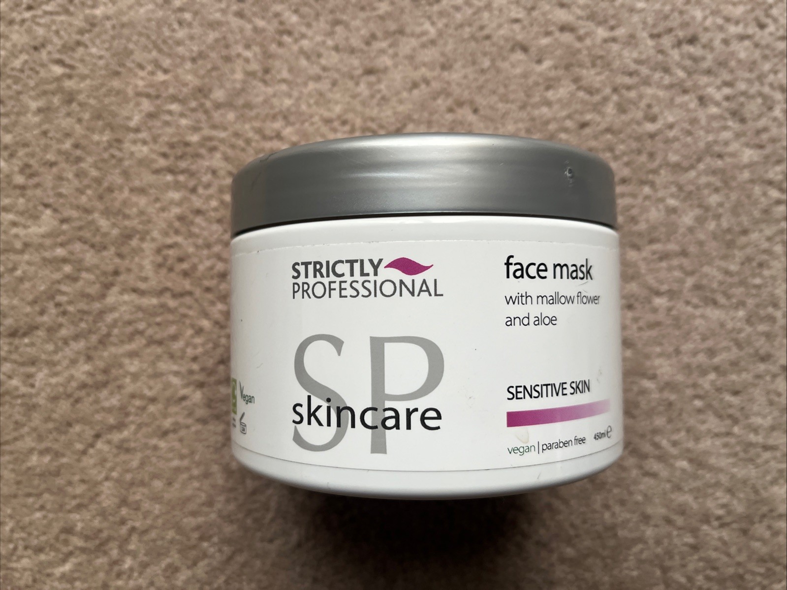 SP Skincare Strictly Professional Face Mask. Sensitive Skin. 450ml Free P&P