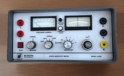 Bison Instruments Model 2350B Earth Resistivity Meter   Untested