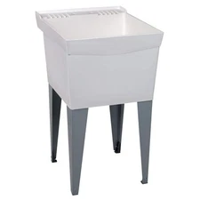 Utilatub 24 In. X 20 In. Structural Thermoplastic Floor-Mount Utility Tub In