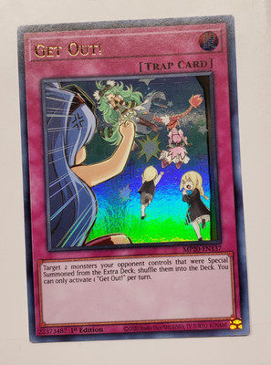 Get Out! - MP20-EN137 - Ultra Rare - 1st Edition - NM