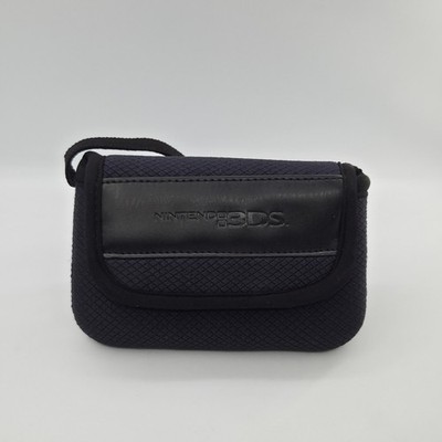 Nintendo 3DS Travel Carry Soft Case Pouch Dark Navy Blue 2011 RDS Industries NOS
