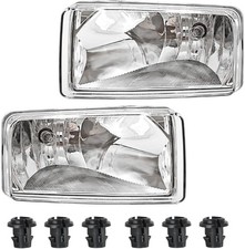 Fog Lights Compatible with 2007-2015 Chevy Silverado 1500/07-14 Silverado Clear