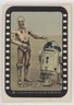 1977 Star Wars Stickers C-3PO R2-D2 Droids on the Sand Plane