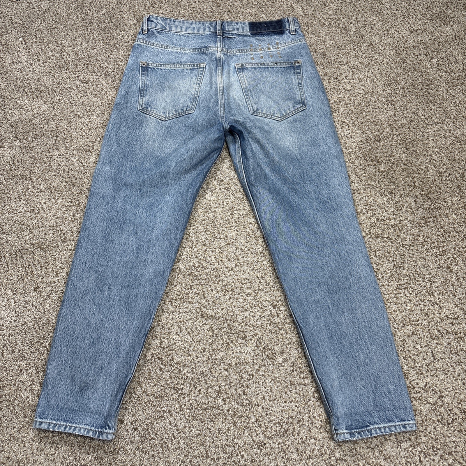 Ksubi Men's Bullet Jinx Trashed Distressed Denim Sz 31 (32x28) Button Fly Jeans - View 17