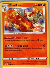 Blaziken 024/189 Holo SWSH03: Darkness Ablaze - Pokemon Card - NM
