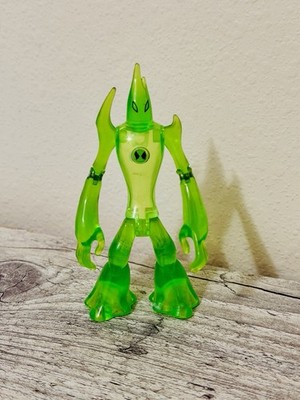 CN Bandai 2008 Ben 10 Alien Force 27454 Clear Green Goop Loose Action Figure 4''