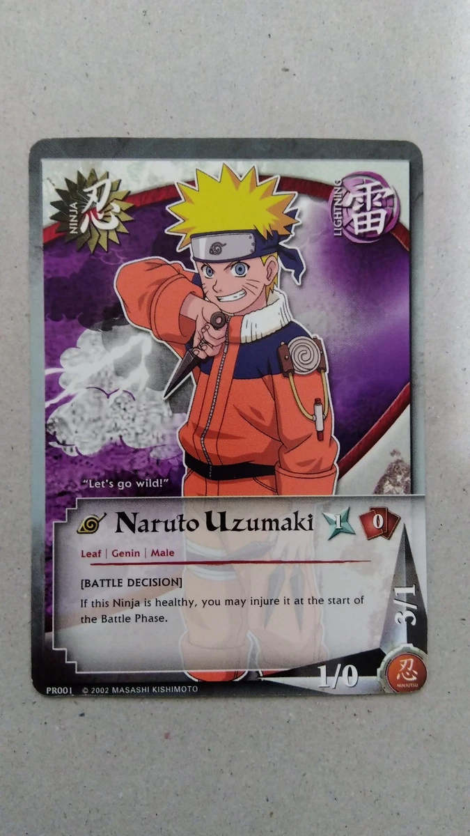 Lightly Played (Excellent) Naruto CCG Individual Collectible Card