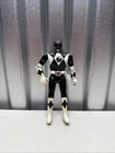 1993 Power Ranger Auto Morphin Black Ranger Flip Head Figure Zack Bandai Vintage