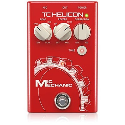 TC HELICON MIC MECHANIC 2 Vocal Effects Pedal Echo Reverb P0DDW