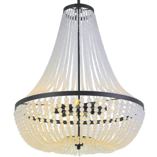 Crystorama Rylee 24" Wide Matte Black Crystal Chandelier - Picture 4 of 6