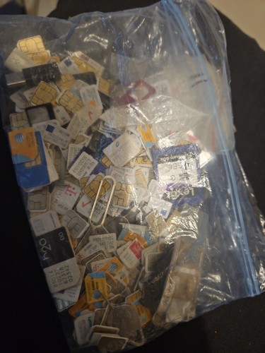 150 PCS Used SIM Cards for Scrap Gold Recovery β Mixed Sizes βMobile E-Waste Lot