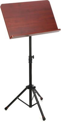 Gator Frameworks GFW-MUS-4000 Wooden Conductor Music Stand with Tripod Base