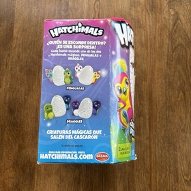Hatchimals Surprise Egg Pengualas/Draggles Pink Spanish Written Box SEALED NIB