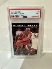SkyBox 1992 USA Basketball Michael Jordan #37 Base Set PSA 9 Chicago Bulls