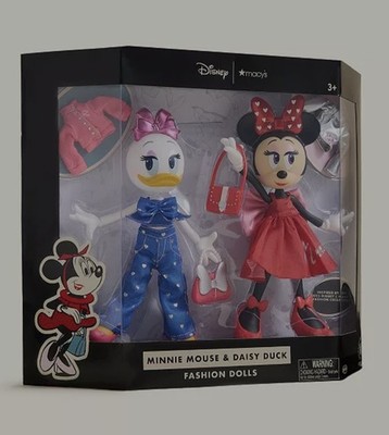Jakks Pacific 9  Disney Minnie Mouse And Daisy Duck Posable Fashion Dolls NIB