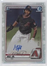 2020 Bowman Chrome Prospects Refractor /499 Glenallen Hill Jr #CPA-GHJ Auto no9