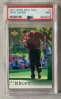 TIGER WOODS 2001 UPPER DECK GOLF #1 ROOKIE CARD RC MINT PSA 9