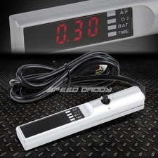 Pen Style Programmable Led Digital Display Air Fuel Turbo Timer Kit Silver