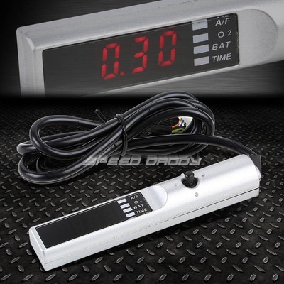 PEN STYLE PROGRAMMABLE LED DIGITAL DISPLAY AIR FUEL TURBO TIMER KIT SILVER