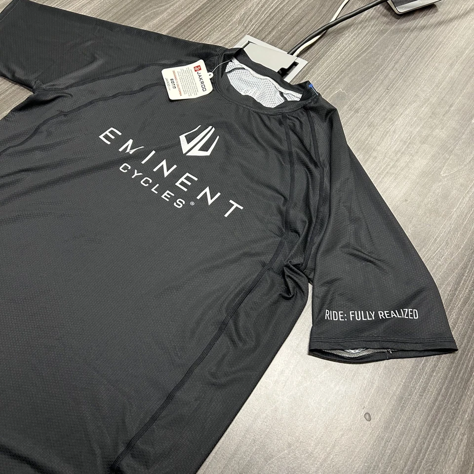 NUEVO CON ETIQUETAS JAKROO Camiseta de Ciclismo para Hombres Talla XL Negra Blanca Nueva con etiquetas Foto 3 de 4