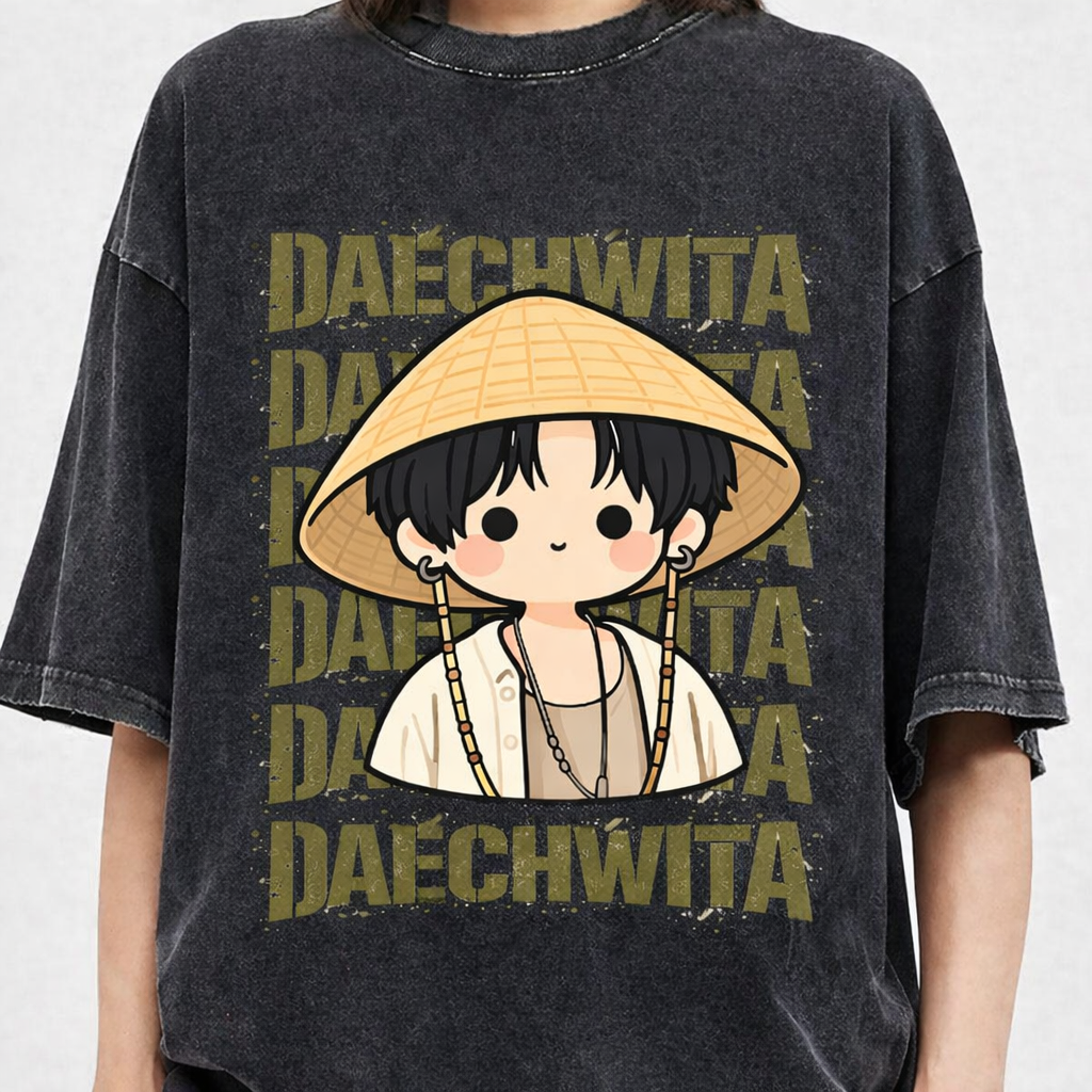 BTS SUGA YOONGI DAECHWITA CHIBI T-SHIRT SWIM ARIRANG CONCERT