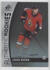 2017-18 SP Game Used Authentic Rookies Rainbow 193/219 Logan Brown #181 0nn