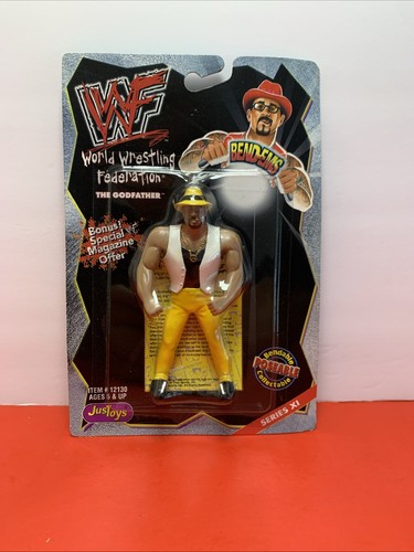 Just Toys WWF Bend Ems The Godfather Collectible P...