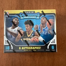 2019/20  Panini Contenders  Draft Picks  Basketball Hobby Box- 6 Autos!
