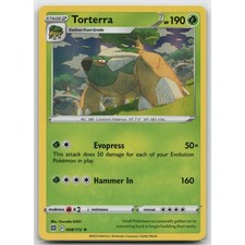Torterra Holo Brilliant Stars 008/172 Holo Pokemon raro quasi nuovo
