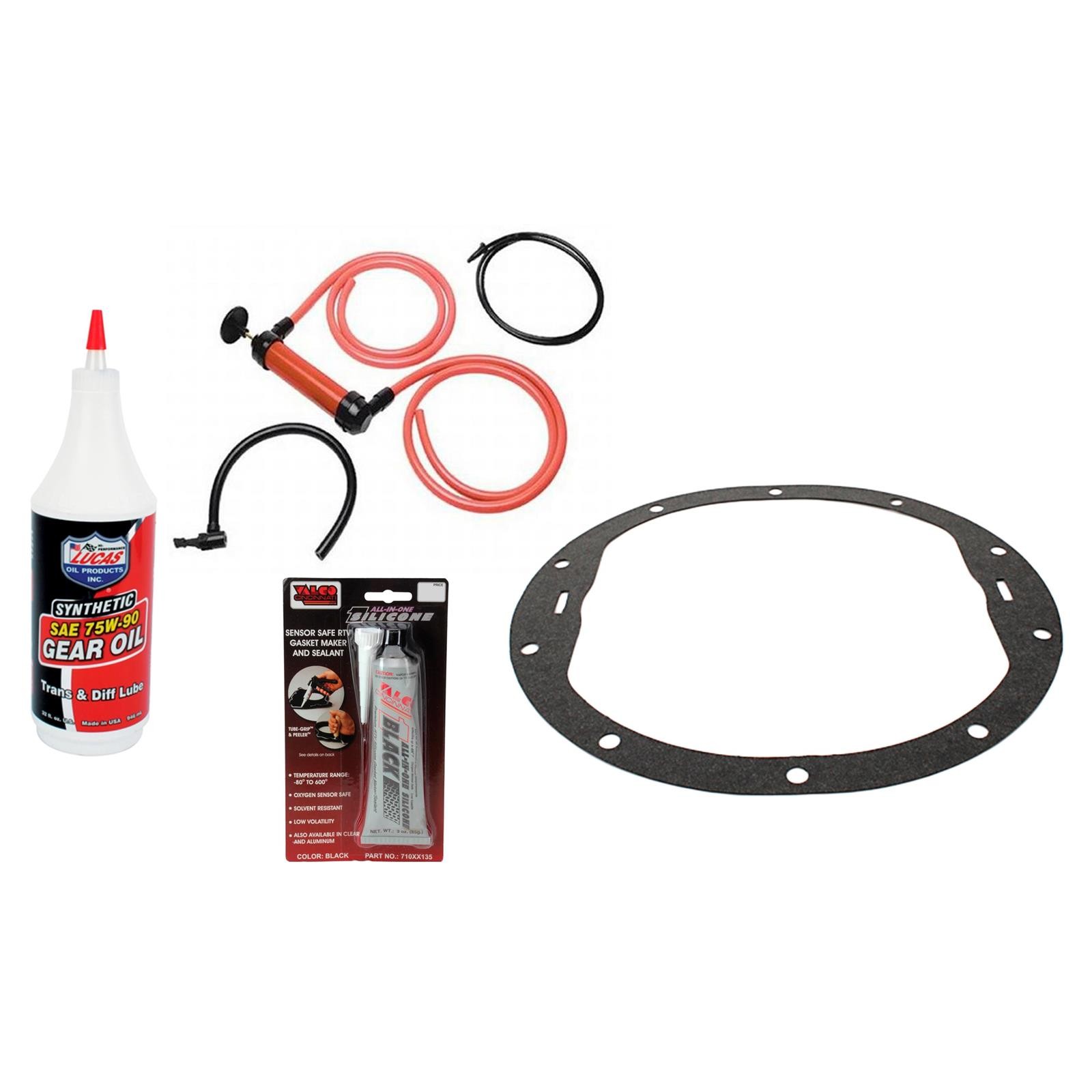 10047 Sae 75w90 Gear Oil Change Kit, 8.2/8.5 Inch Gm