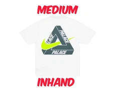 Palace Nike Tri Swoosh Tee  T Shirt - White - Size Medium