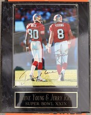 NFL & MLB Legends Autograph Plaque Lot - Montana, Young, Rice, Ryan, Ripken COA