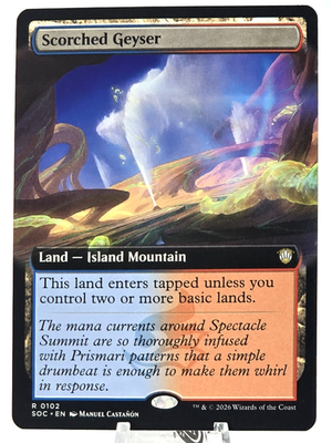 #ad MTG Scorched Geyser Secrets of Strixhaven Commander 0102 NM $3.59