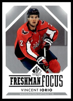 VINCENT IORIO 2023-24 SP AUTHENTIC FRESHMAN FOCUS RC WASHINGTON CAPITALS #FF-41